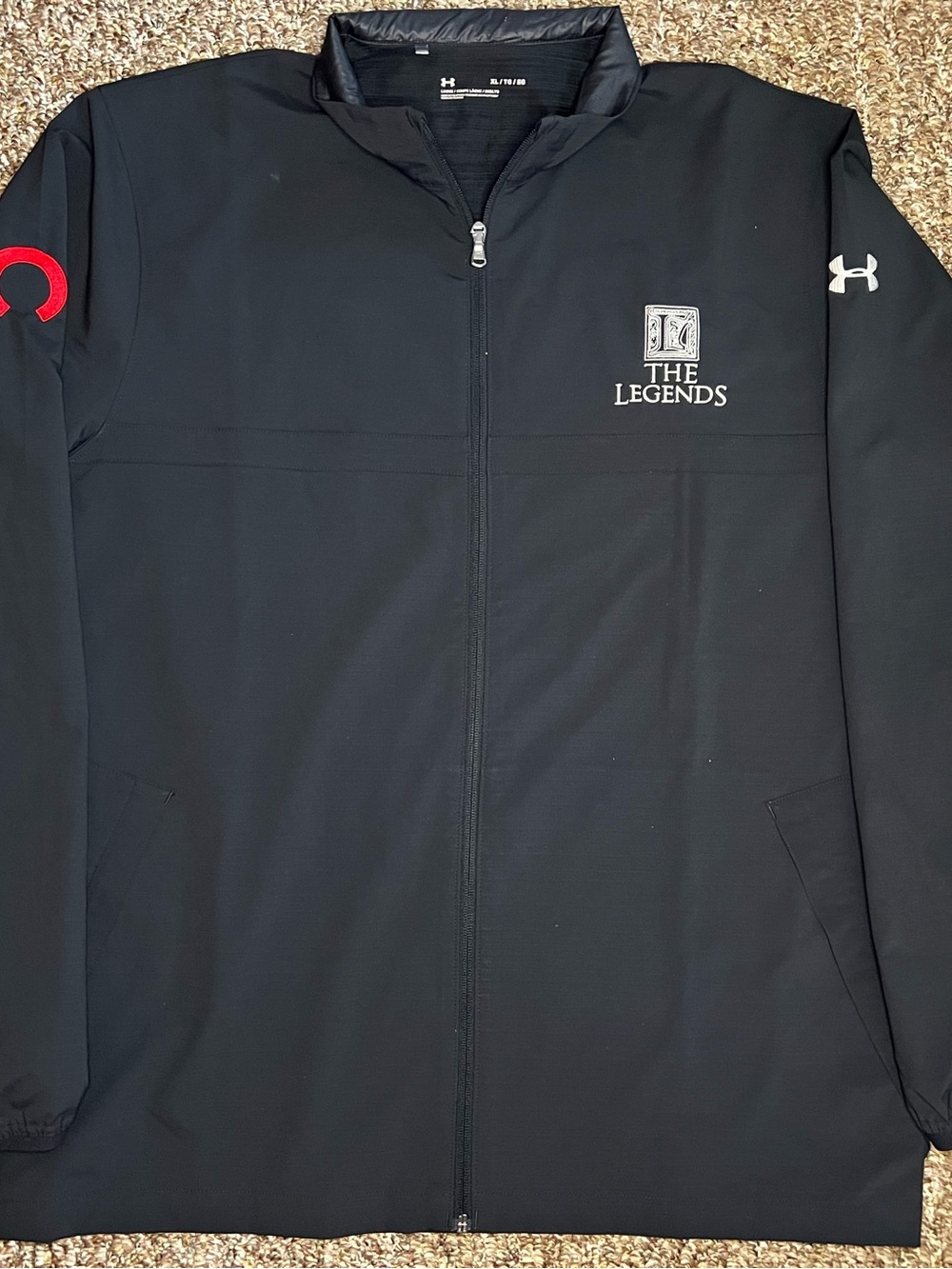Under Armour Black Lightweight Full-Zip The Legends Jacket